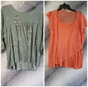 Plus womens blouse bundle
